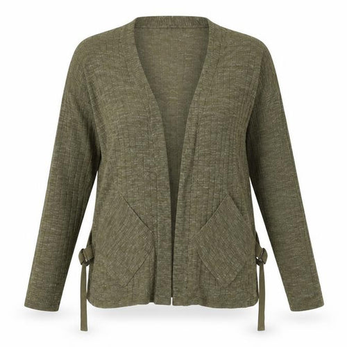 NEXT Womens Green V-Neck  Acrylic Cardigan Jumper Size S