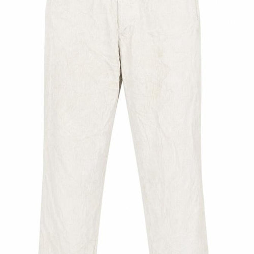Mason Mens Ivory  Cotton Trousers  Size 34 in L28 in Regular