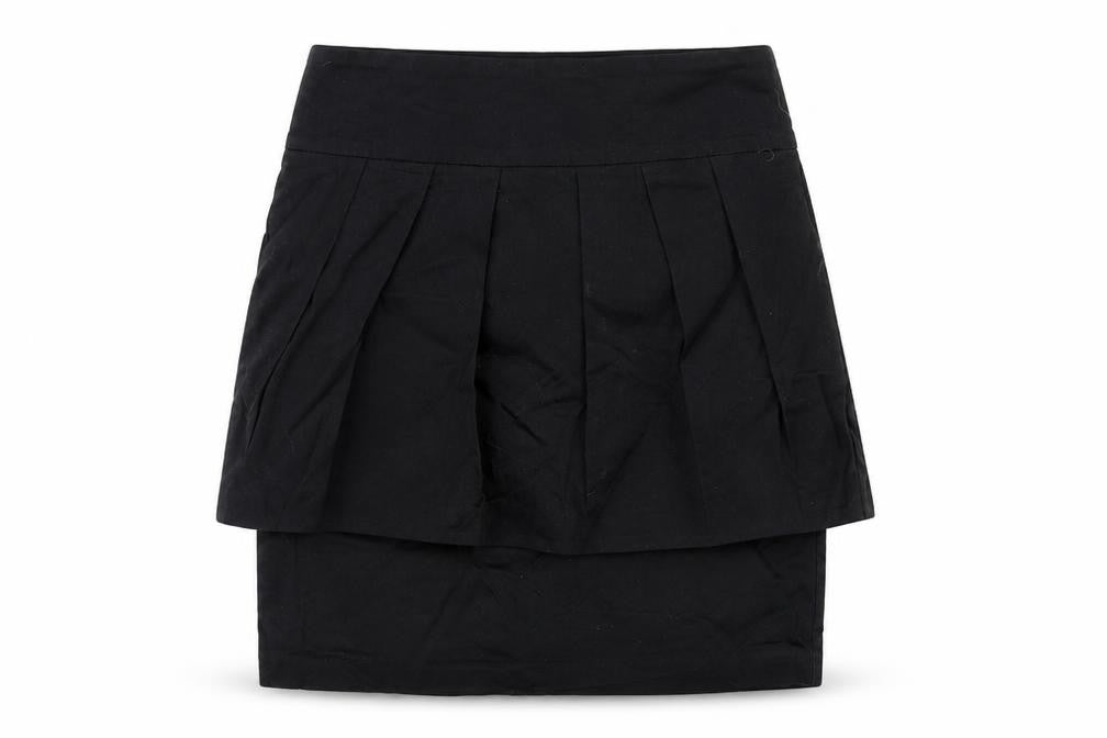 New Look Womens Black  Cotton Straight & Pencil Skirt Size 8