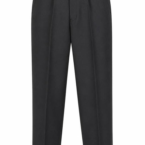 Carabou Mens Grey  Polyester Dress Pants Trousers Size 36 L27 in Regular Button