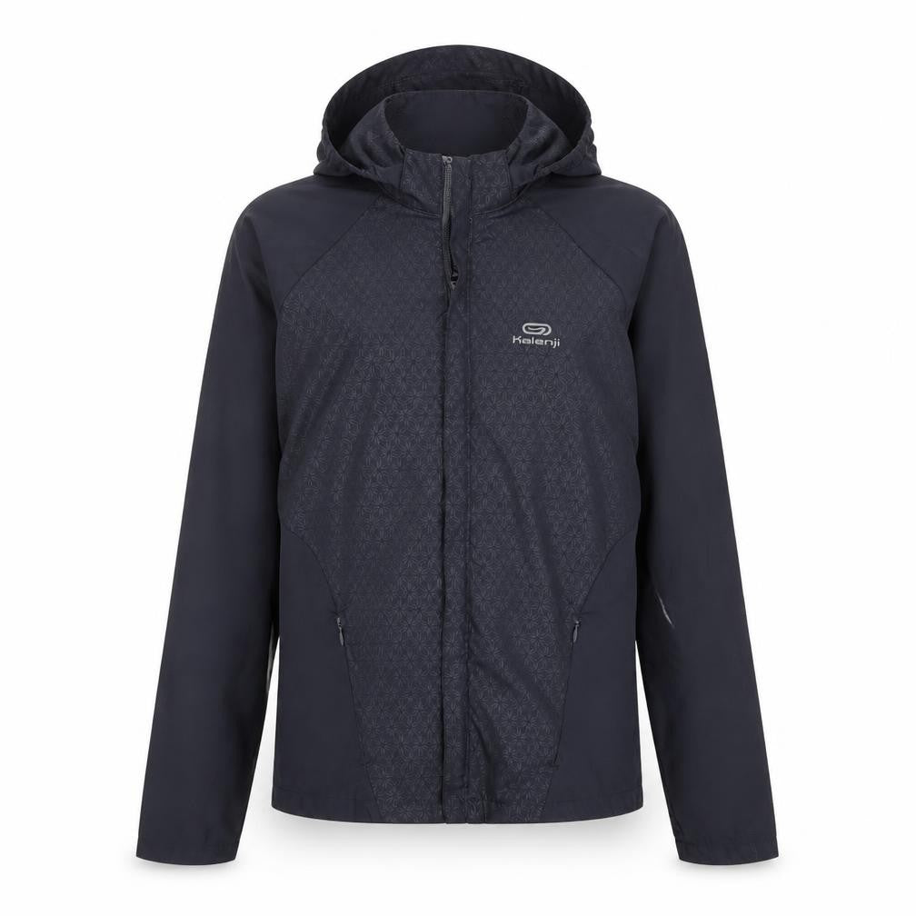 Front view of Kaleji women’s grey windbreaker jacket, size UK 6