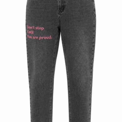 By Egreis Womens Grey  Cotton Tapered Jeans Size M L29 in Regular Button
