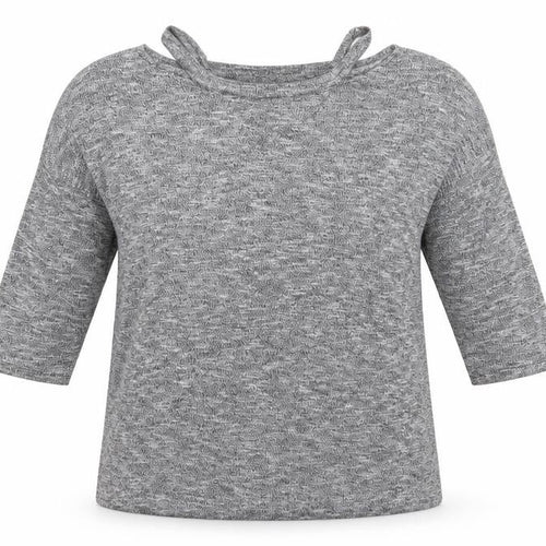 Casual Collection by F&F Womens Black Round Neck  Viscose Pullover Jumper Size 12   - Choker style neck Black white mix