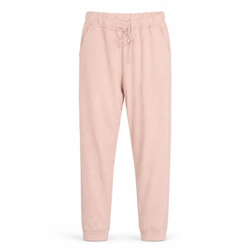 Miss Selfridge Womens Pink  Cotton Jogger Trousers Size M L30 in Regular Drawstring