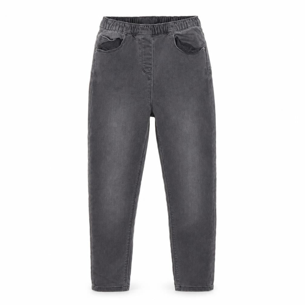 Matalan Girls Grey  Cotton Skinny Jeans Size 9 Years  Regular