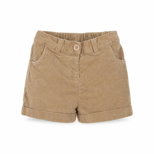 Disney Girls Beige  Cotton Culotte Shorts Size 3 Years  Regular Buckle - Disney