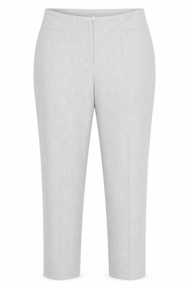 Agenda Womens Silver  Polyester Dress Pants Trousers Size 18 L28 in Regular Button