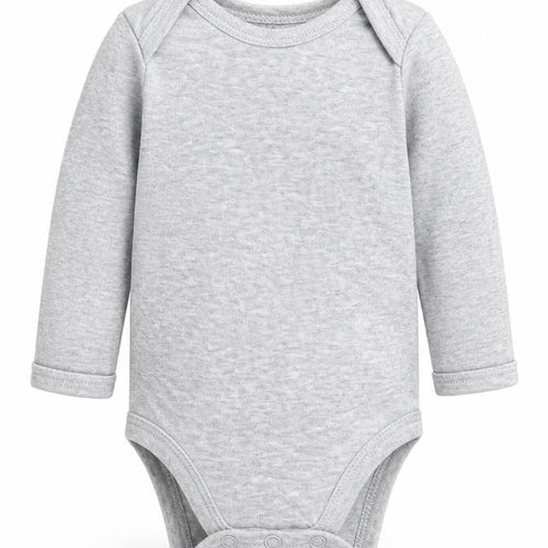 Carters Baby Grey  Cotton Babygrow One-Piece Size Newborn