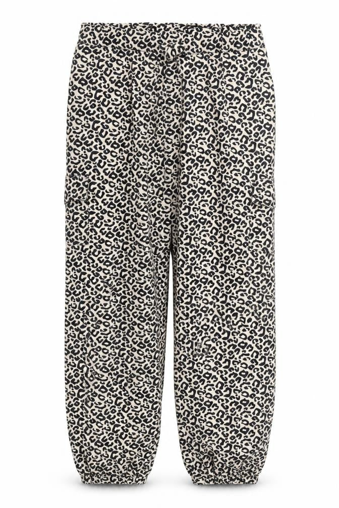 Preworn Womens Beige Animal Print Polyester Trousers  Size M L26 in Regular
