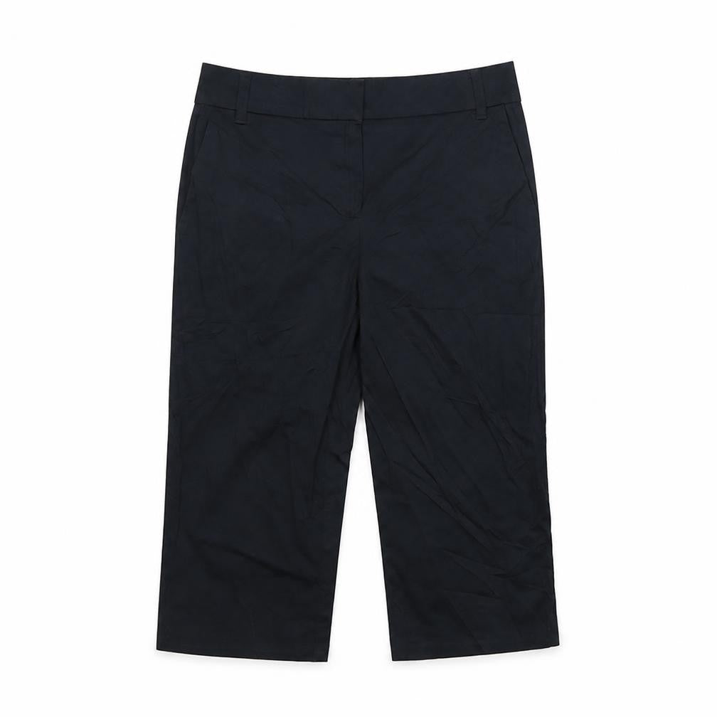 Preworn Womens Black  Polyester Culotte Shorts Size 30 in L15 in Regular Hook & Eye
