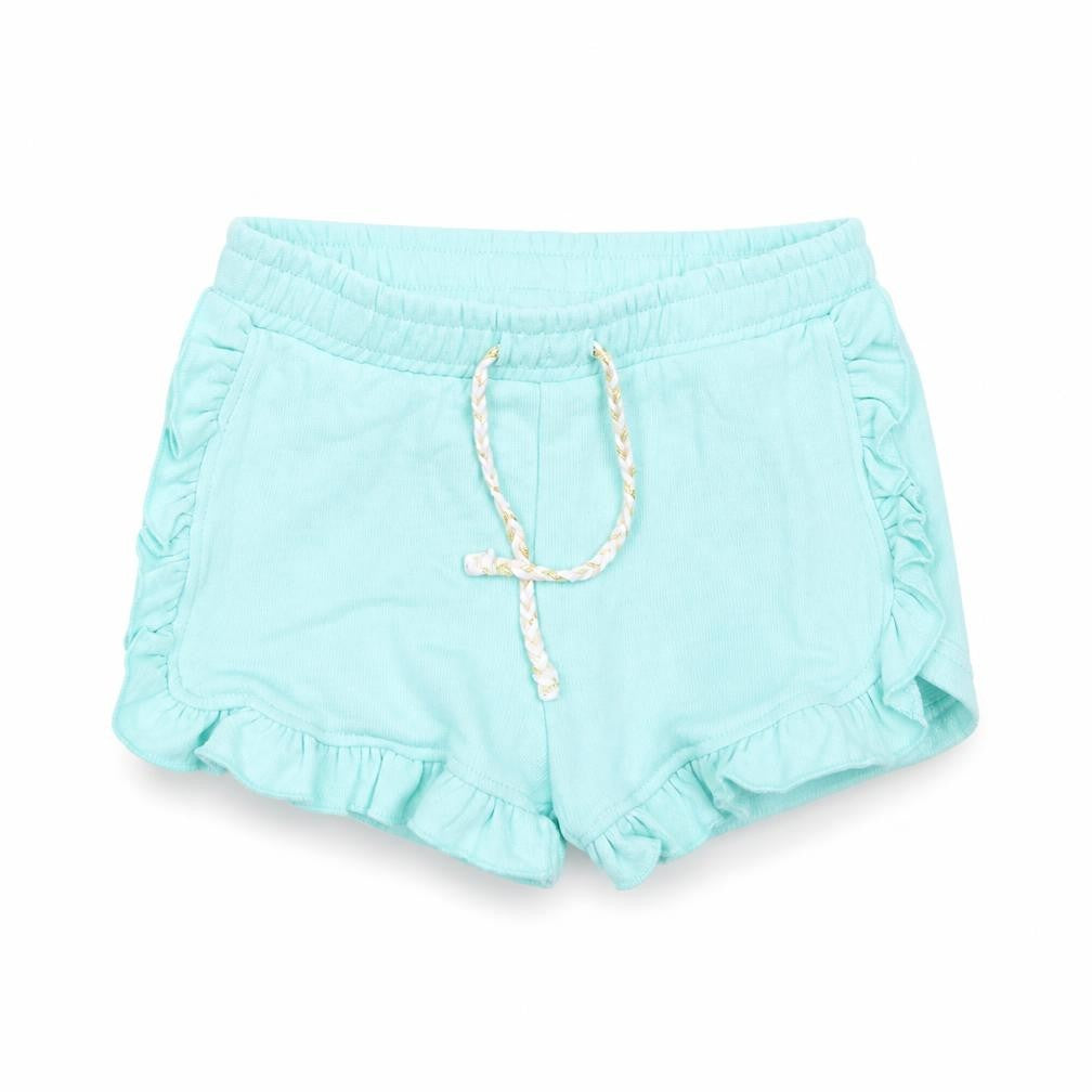 Matalan Girls Green  Cotton Hot Pants Shorts Size 4 Years  Regular