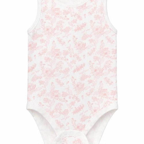 TU Baby White Floral Cotton Babygrow One-Piece Size 24 Months   - 24-36 months