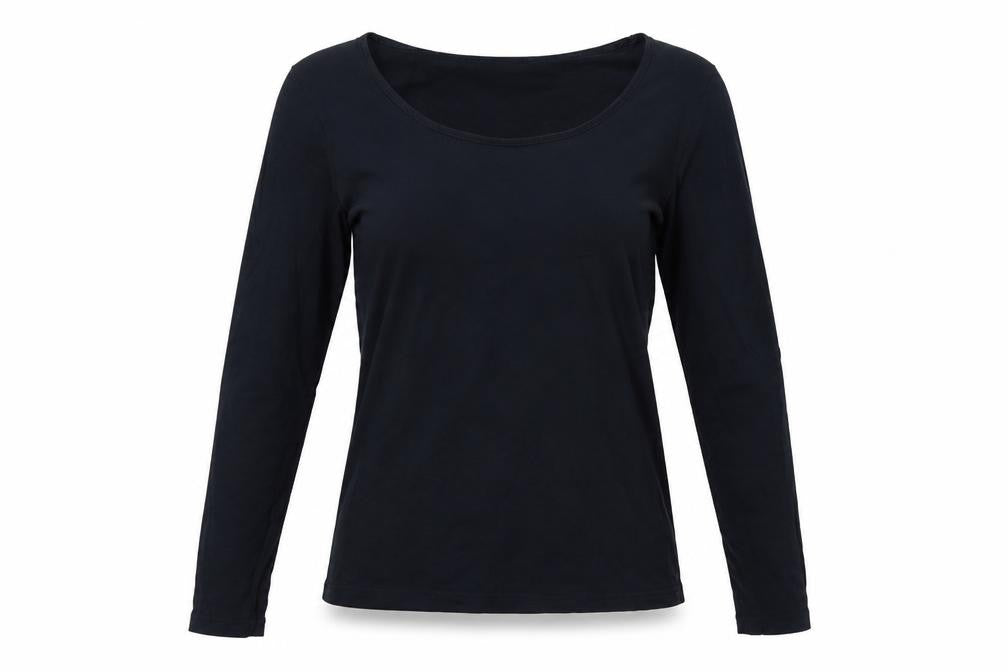 Front view of Avenue women’s blue cotton pullover sweatshirt, size S, pullover