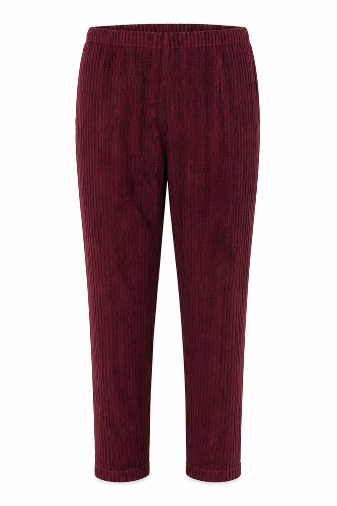 Kaleidoscope Womens Red  Viscose Trousers  Size 16 L28 in Regular