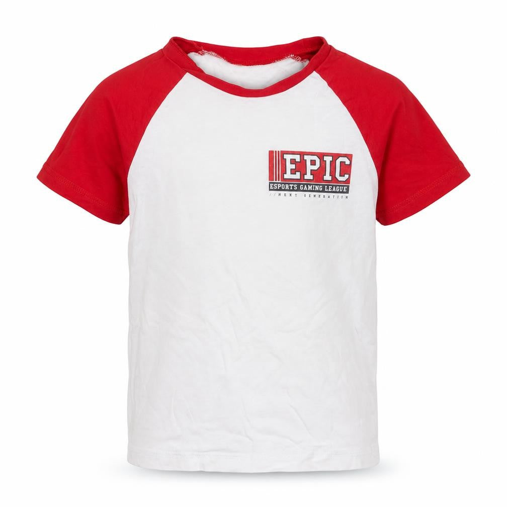 George Boys Red  Cotton Basic T-Shirt Size 5-6 Years Crew Neck Pullover - Epic Esports Gaming
