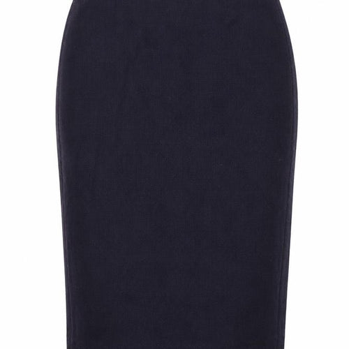 Aria Womens Blue  Polyamide Straight & Pencil Skirt Size 12   Zip