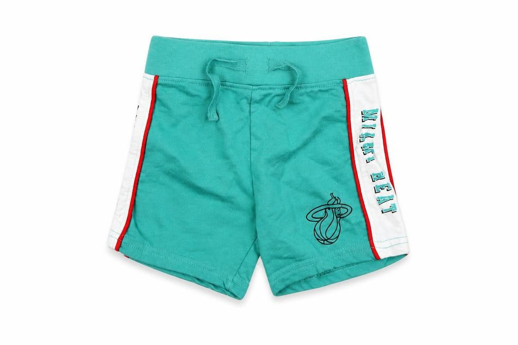 Front view of Primark Baby Green Cotton Cropped Trousers, size 6-9, Months Drawstring