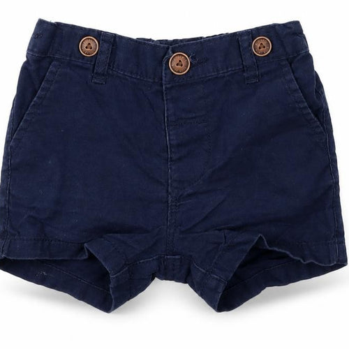 NEXT Baby Blue  100% Cotton Cropped Trousers Size 6-9 Months   - Shorts
