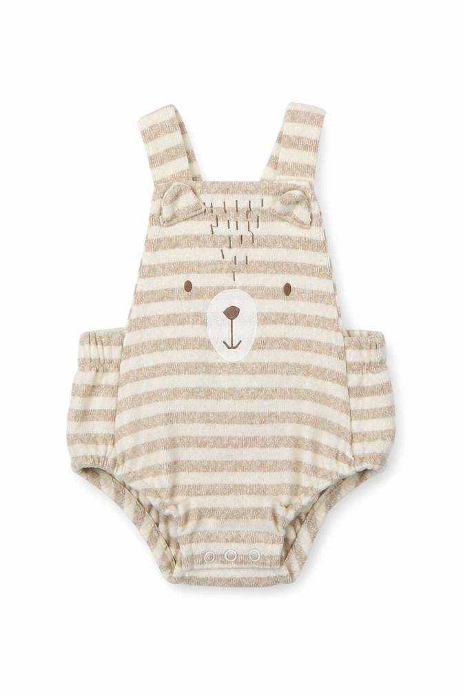 George Boys Multicoloured Striped Viscose Dungaree One-Piece Size 3-6 Months
