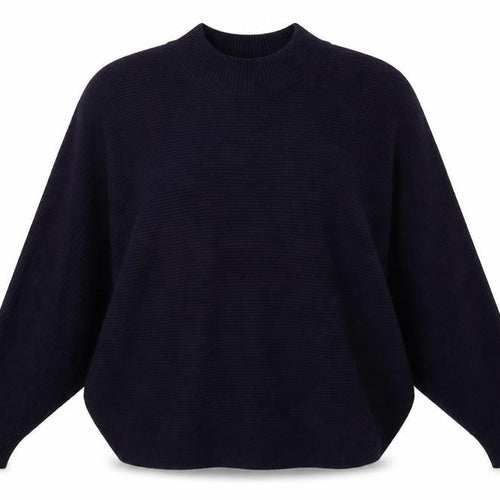 Apricot Womens Purple Mock Neck  Viscose Pullover Jumper Size 14