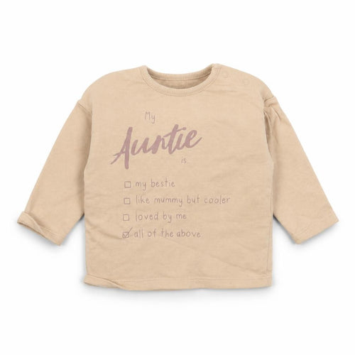 George Baby Beige  Cotton Pullover Jumper Size 0-3 Months   - my auntie