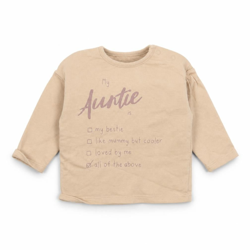 George Baby Beige  Cotton Pullover Jumper Size 0-3 Months   - my auntie