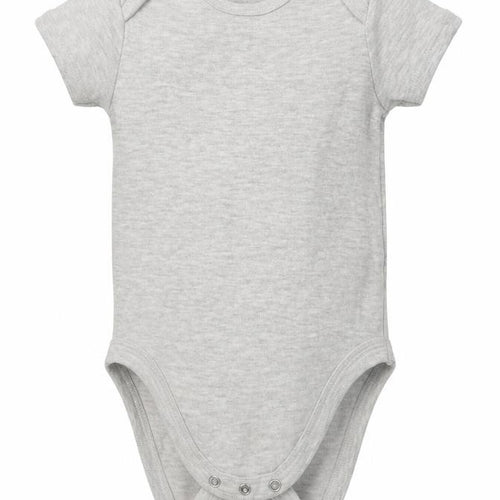 Pure Baby Baby Grey  Cotton Babygrow One-Piece Size 12-18 Months  Buckle