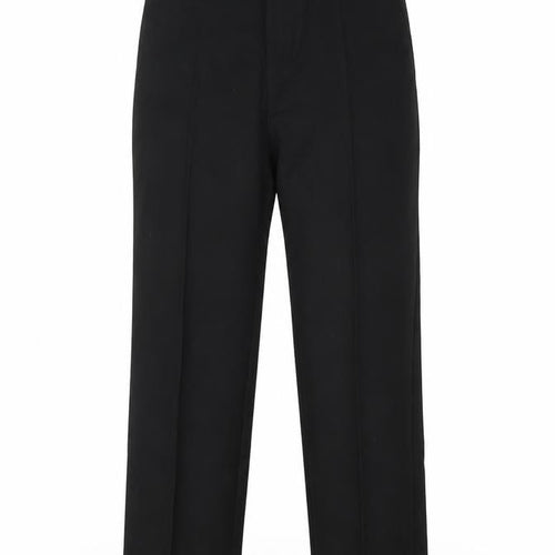 Lily & Dan Boys Black  Polyester Dress Pants Trousers Size 9-10 Years  Regular Hook & Loop - School Wear