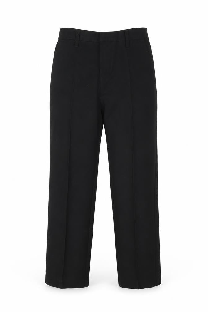 Lily & Dan Boys Black  Polyester Dress Pants Trousers Size 9-10 Years  Regular Hook & Loop - School Wear
