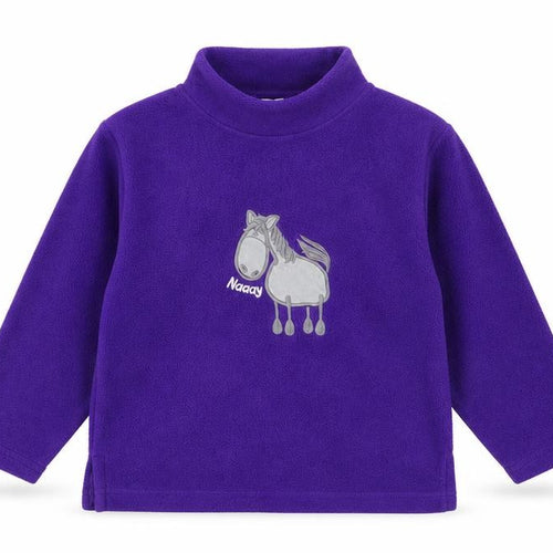 Griffin Girls Purple  Polyester Pullover Sweatshirt Size 7-8 Years