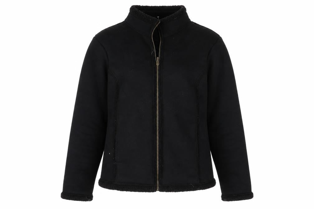 Front view of M&Co women’s black jacket, size M