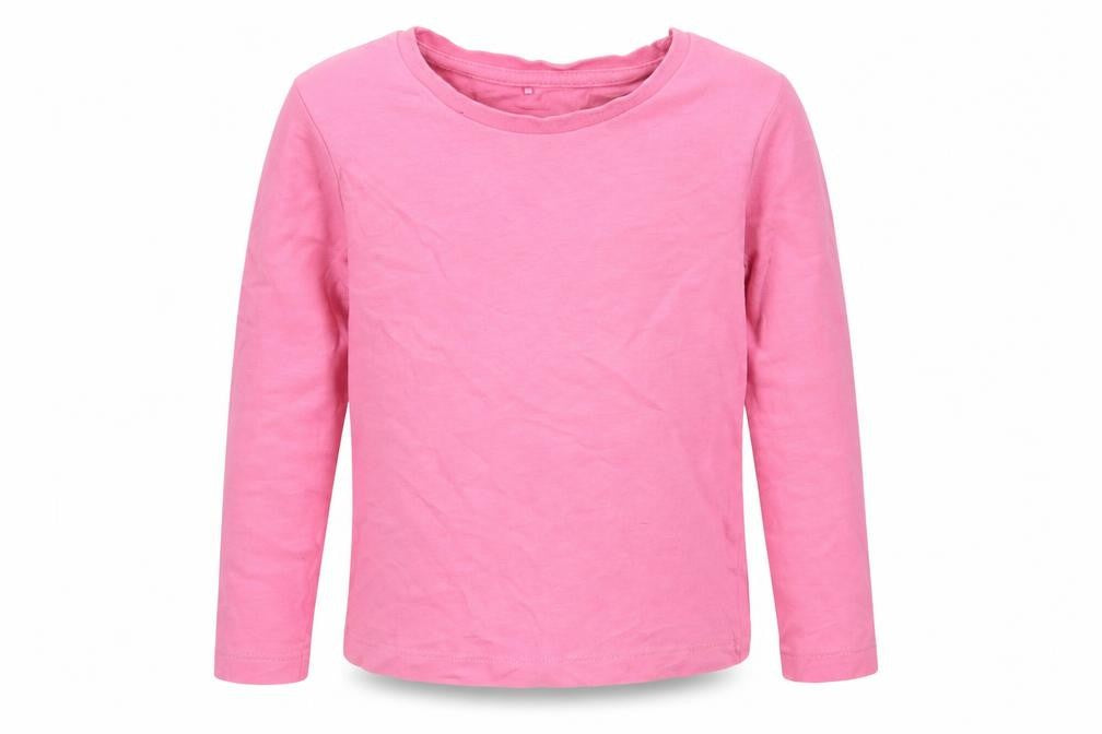George Girls Pink  Cotton Basic T-Shirt Size 2-3 Years Round Neck