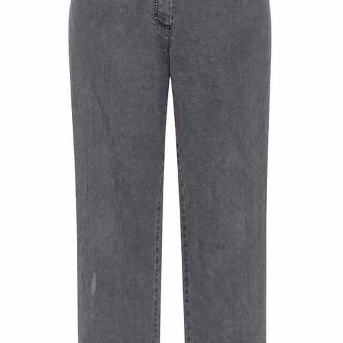 COSMA Womens Grey  Cotton Straight Jeans Size 36 in L31 in Regular