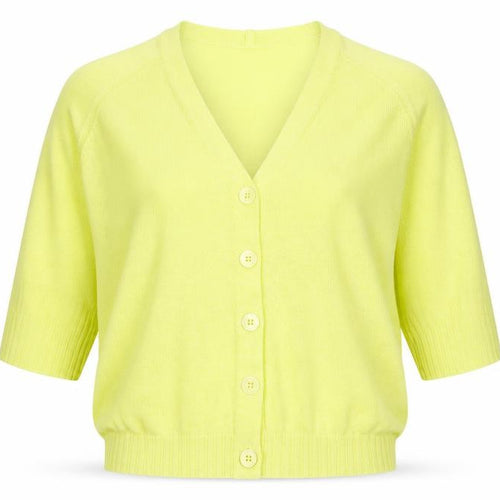 Per Una Womens Green V-Neck  Lyocell Cardigan Jumper Size M