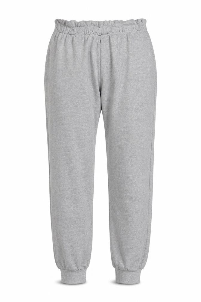 Essential Apparel Womens Grey  Cotton Jogger Trousers Size M L29.5 in Regular