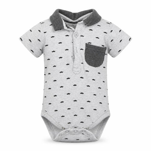 George Boys Grey  Cotton Leotard One-Piece Size 6-9 Months