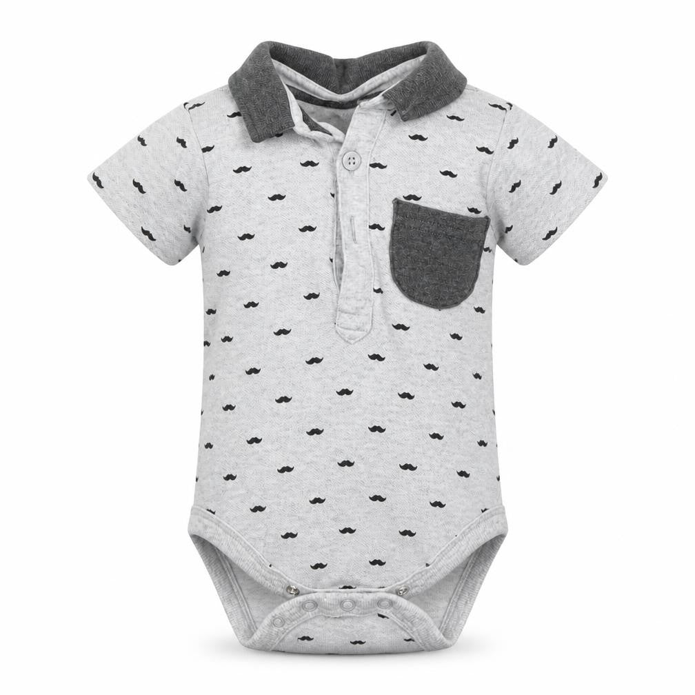 George Boys Grey  Cotton Leotard One-Piece Size 6-9 Months