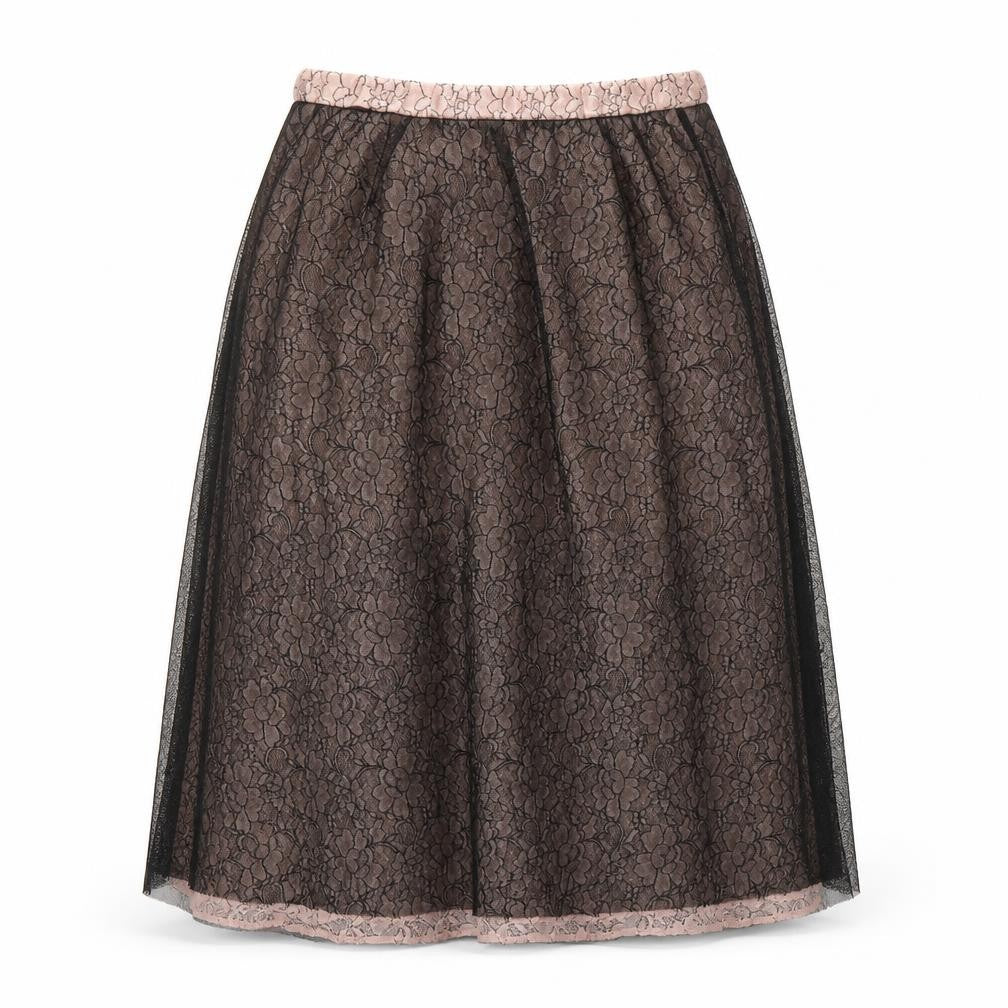Sisley Womens Multicoloured Floral Polyamide A-Line Skirt Size XL
