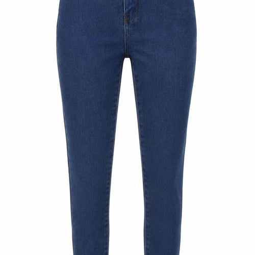 Primark Womens Blue  Cotton Skinny Jeans Size 6 L30 in Regular Button