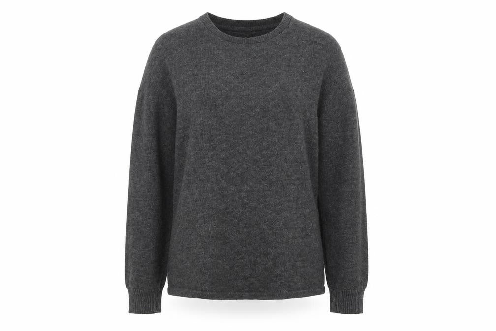 Front view of Primark women’s grey polyester top lounge set, size XS