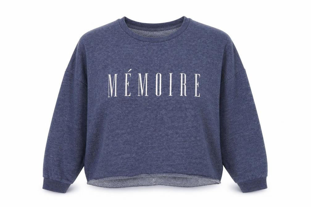 Primark Womens Blue  Polyester Pullover Sweatshirt Size M   - Cropped