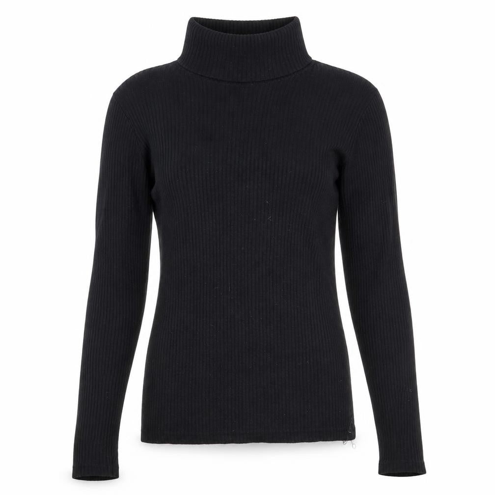 Avenue Womens Black High Neck  Polyester Pullover Jumper Size 12