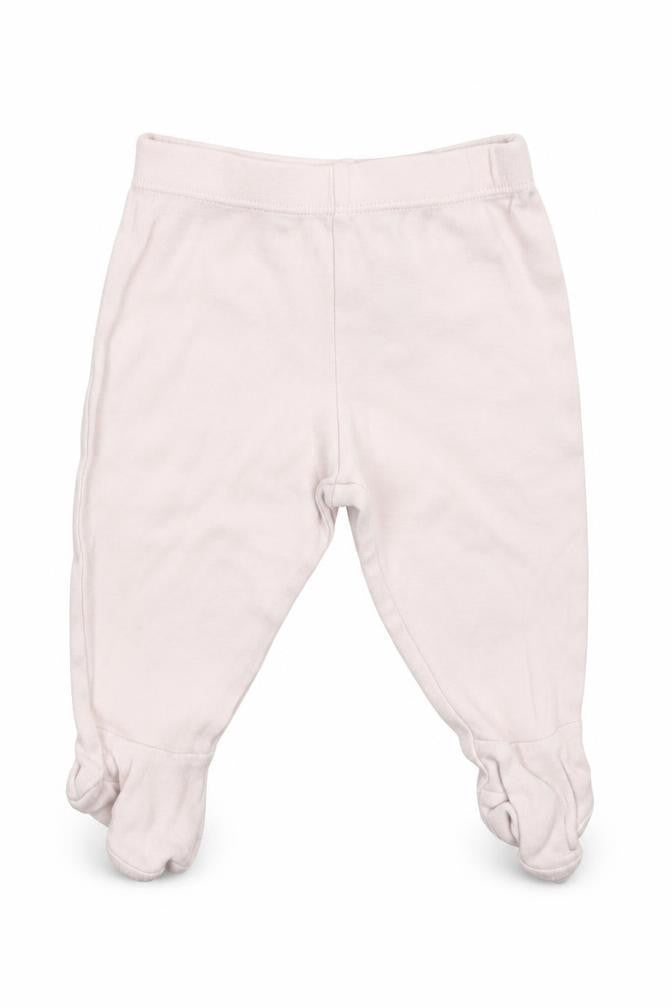 M&S Baby Pink  Cotton Jogger Trousers Size 3-6 Months