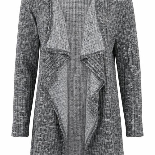 EDIT Womens Grey Round Neck  Viscose Cardigan Jumper Size 12