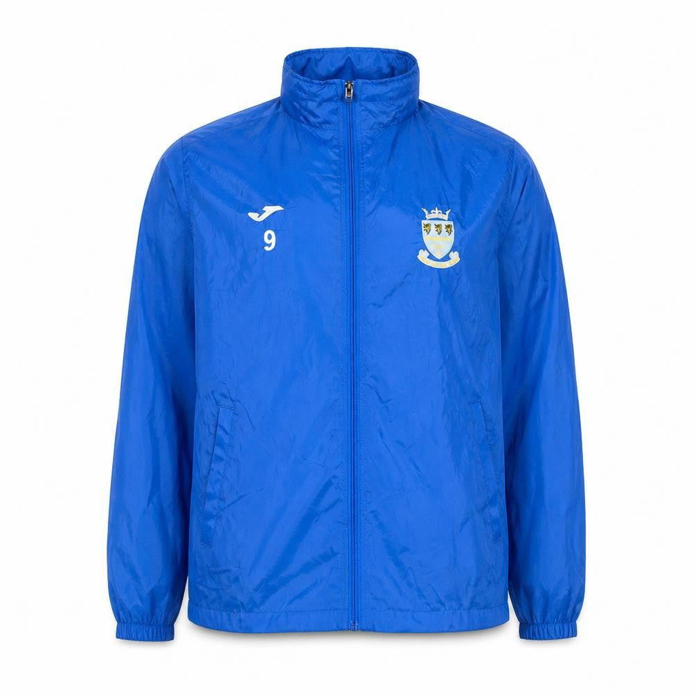 Juma Mens Blue   Rain Coat Coat Size M  Zip - Football