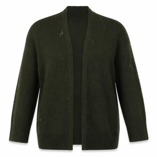 Oasis Womens Green V-Neck  Acrylic Cardigan Jumper Size S