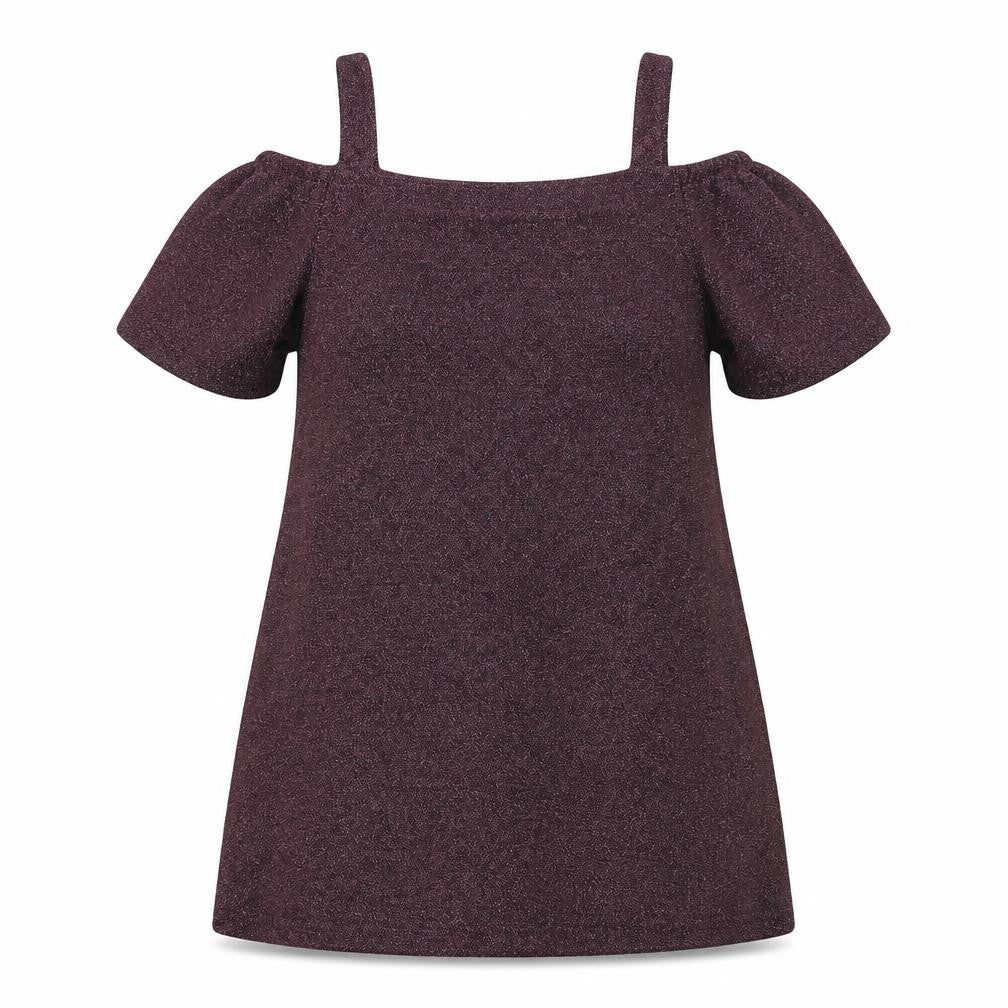 New Lok Womens Purple  Nylon A-Line  Size 12  Off the Shoulder