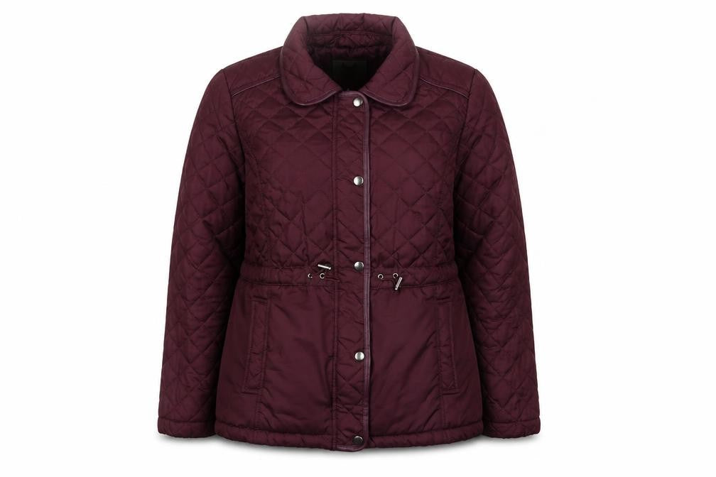 Originals Womens Purple   Quilted Coat Size 14  Zip