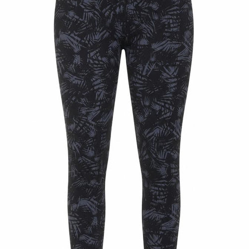Preworn Womens Black Geometric Polyester Compression Leggings Size 28 in L27 in Extra-Slim