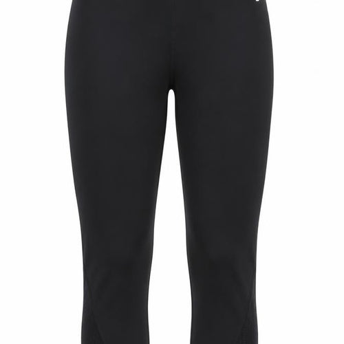 F&F Womens Black  Polyester Cropped Leggings Size 6 L18 in Regular